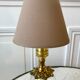 Pair of table lamps in bronze and glass early twentieth century