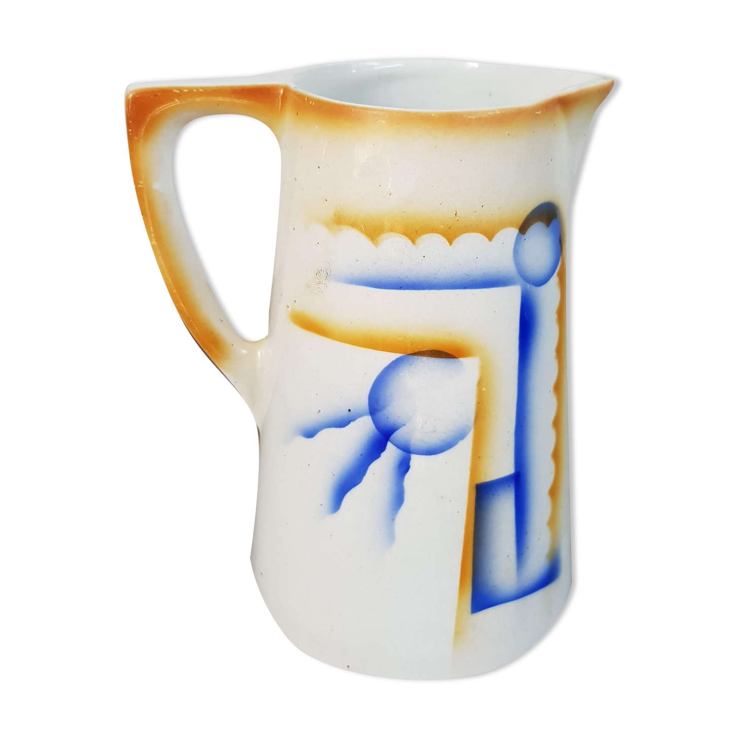 Little Art Deco Ceramic Jug - 1930s - A.M.C Belgium