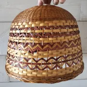 Abat-jour suspension bambou/rotin