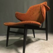 1950s Shell Chair by Ib Kofod-Larsen for Christensen & Larsen, Denmark