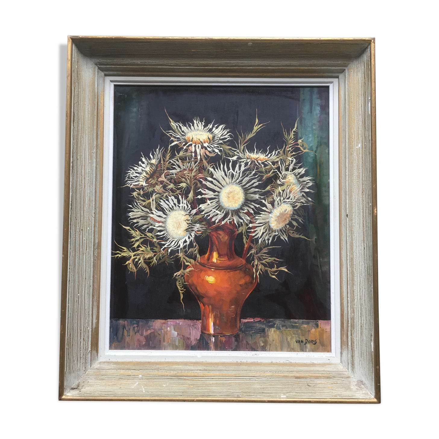 Still life with thistles