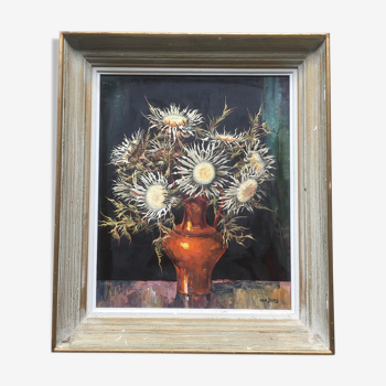 Still life with thistles