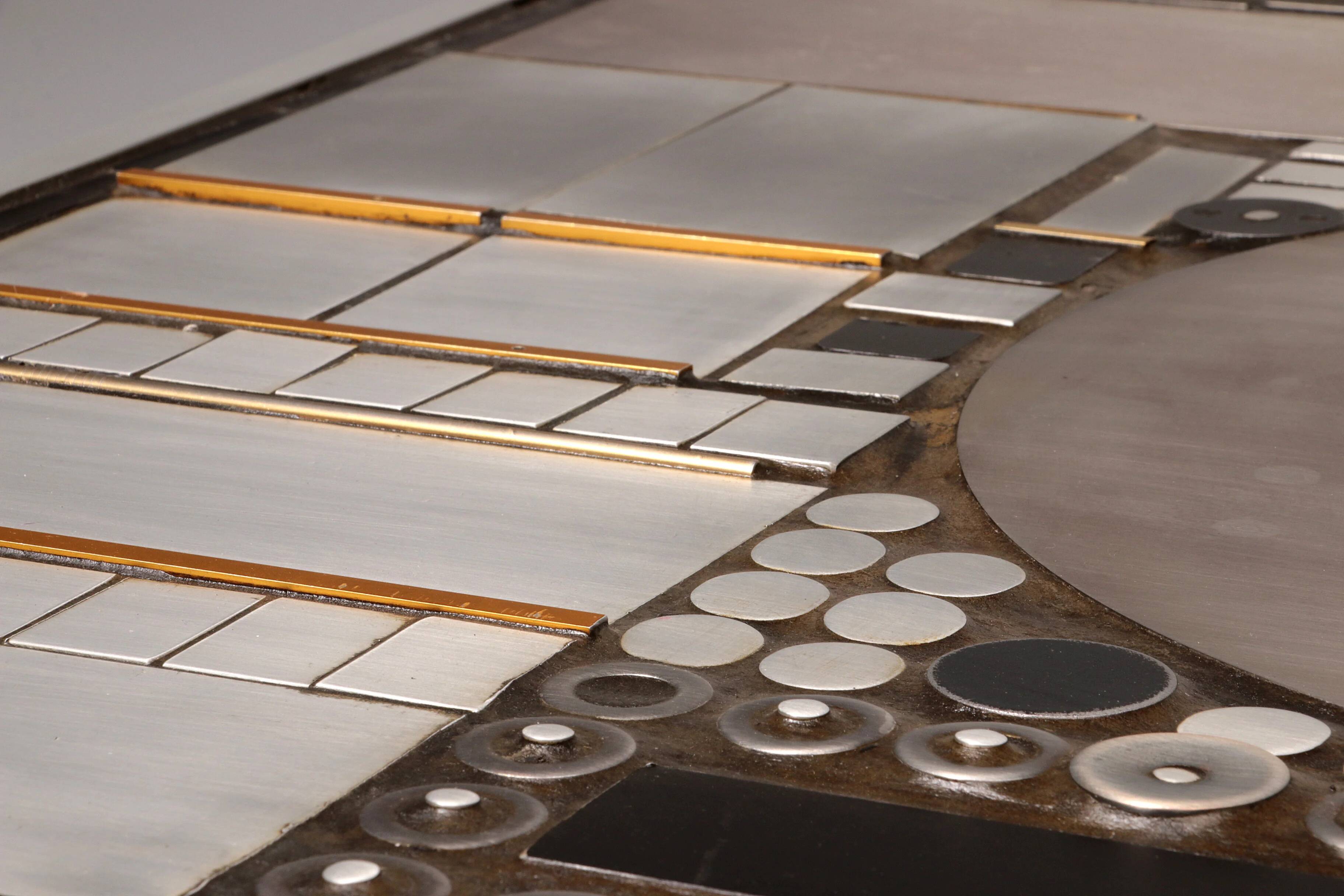Brutalist coffee table by Raf Verjans