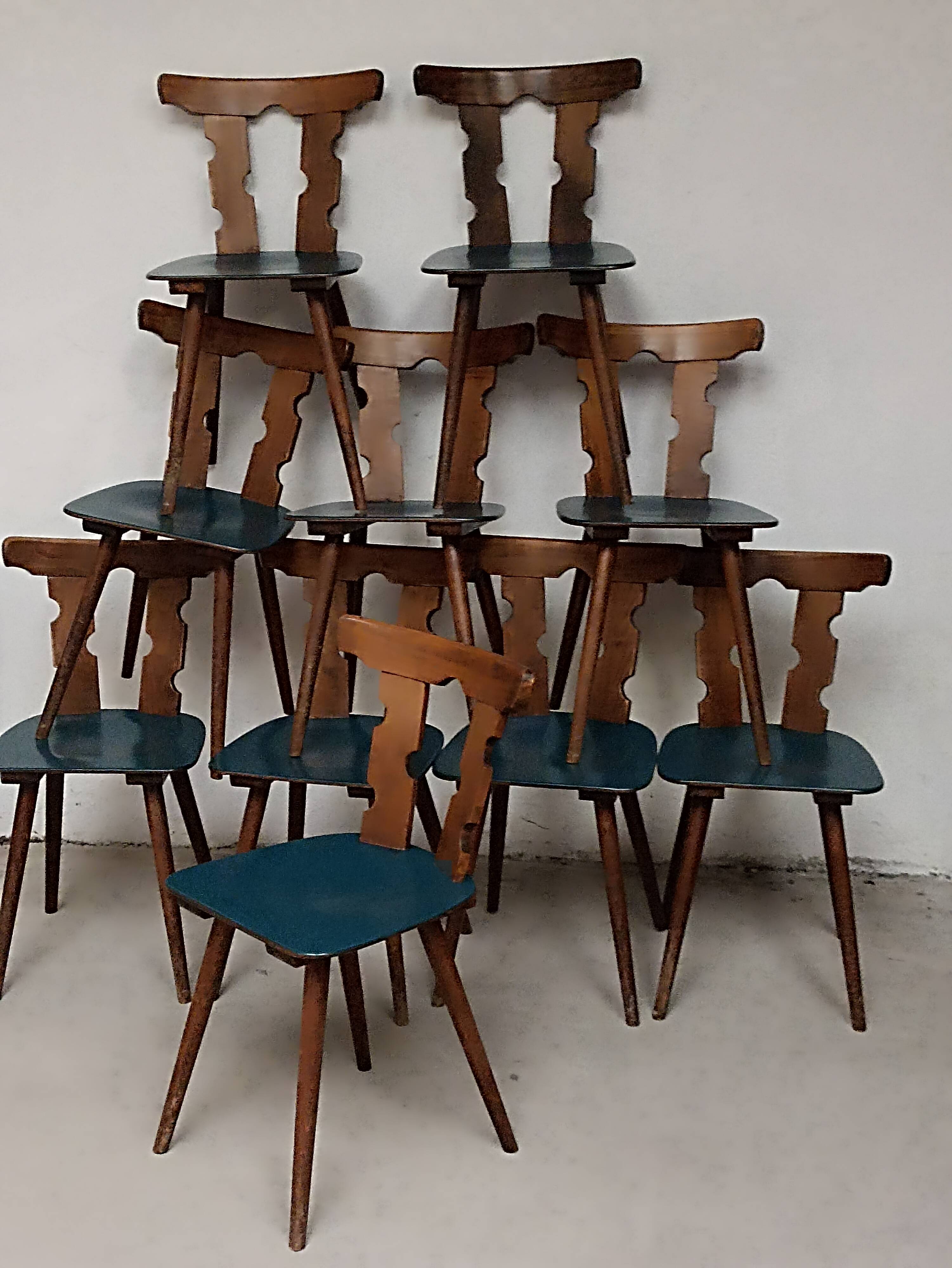 Lot chaises bistrot vintage