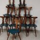 Lot chaises bistrot vintage