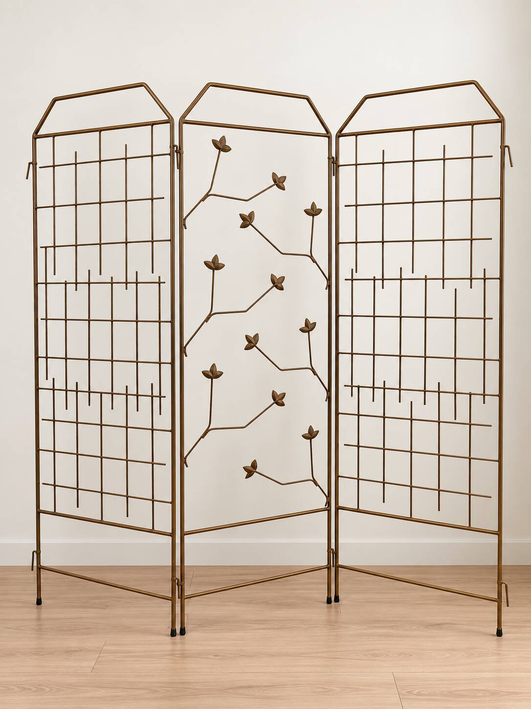 Antique wrought iron screen