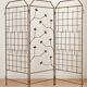Antique wrought iron screen
