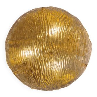 Large wall light / ceiling light in Murano glass, design by Carlo Scarpa, Venini.