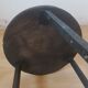 Paire de tabourets tripodes vintage