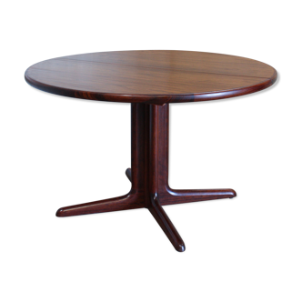 Danish rosewood round dining table, 1960