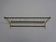 Vintage German Wall Coat Rack with Hat Rack, 1950s