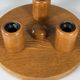 1960s 1970s Ceiling Lamp Brutalist Japandi Style Made in Germany