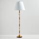 MK10968 Brass and crystal floor lamp