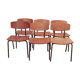 Série de 6 chaises danoises