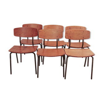 Set of 6 chairs Danish