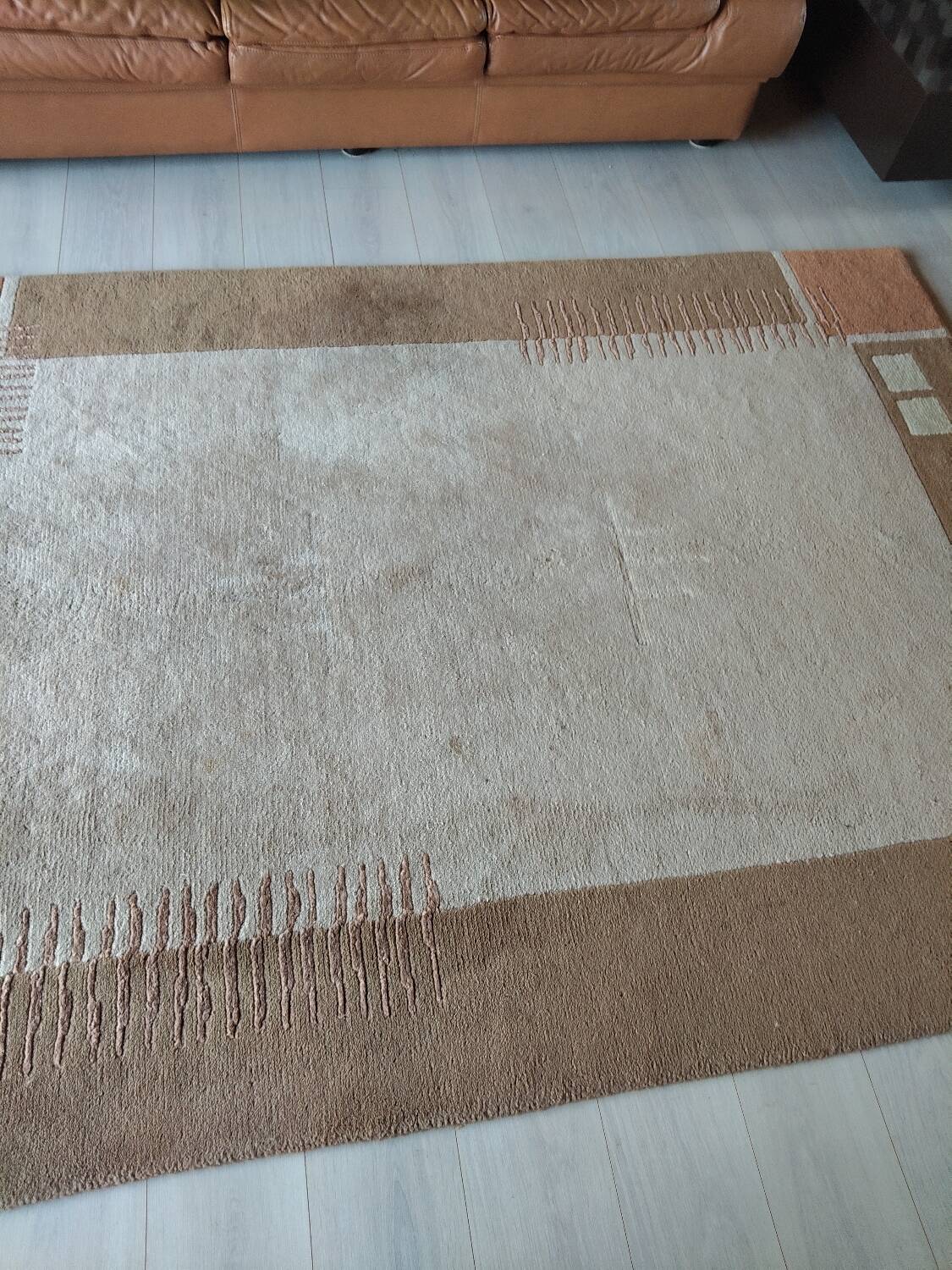 Hand-knotted wool rug 170x240 – Terra Home Editions – terra palette
