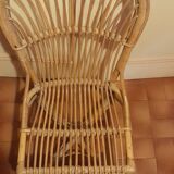 Chaise bambou/rotin