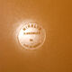 Service of vintage orange plastic plates 70s
