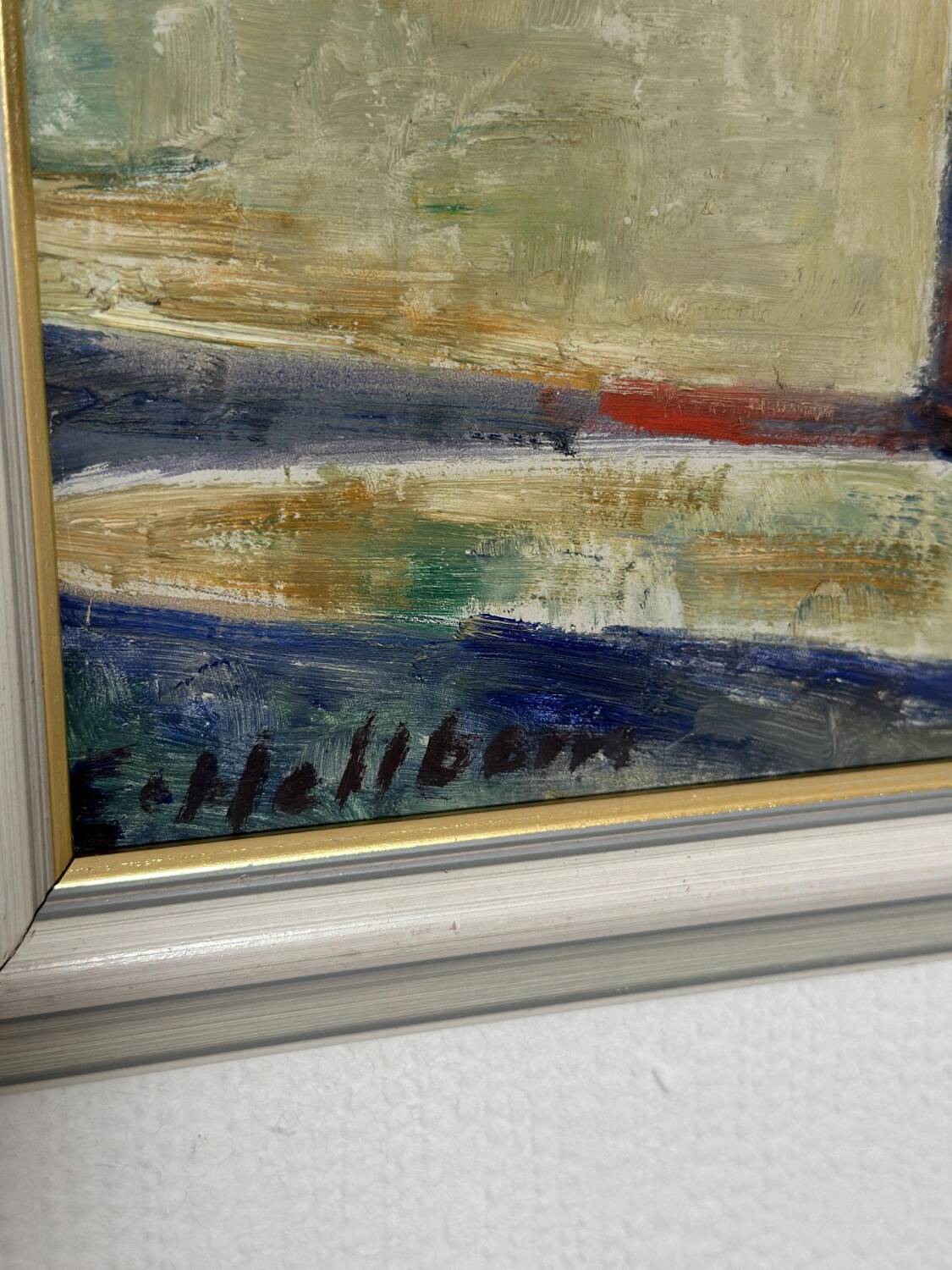 Swedish Oil on Panel – “Stockholm Motif” by Emil Hellbom (1895–1969)