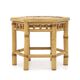 Rattan coffee tables with hexagonal tops, 1970s, set of 3.