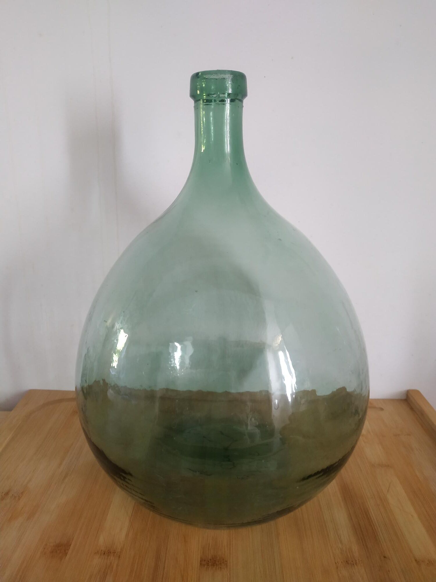 Demijohn vintage green 10,5l h38cm