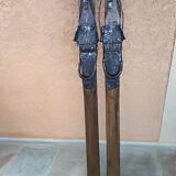 Old pair of skis wood 1900