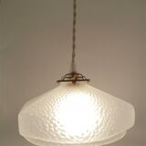 Satin glass pendant lamp