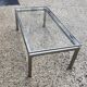 Glass coffee table