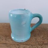 Blue ceramic mug