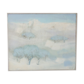 Provençal landscape "the olive trees"