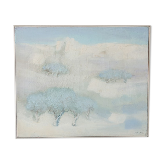 Provençal landscape "the olive trees"