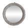 Round wicker mirror, 20th century