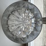 Vintage crystal glass vase