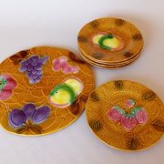 Cake service in slipware Salins les Bains