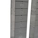 Set of 4 industrial column workshop furniture with Roneo flaps