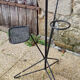 Tripod floor lamp, shelf and plant holder, vintage, 50s