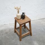 Vintage wooden workshop stool