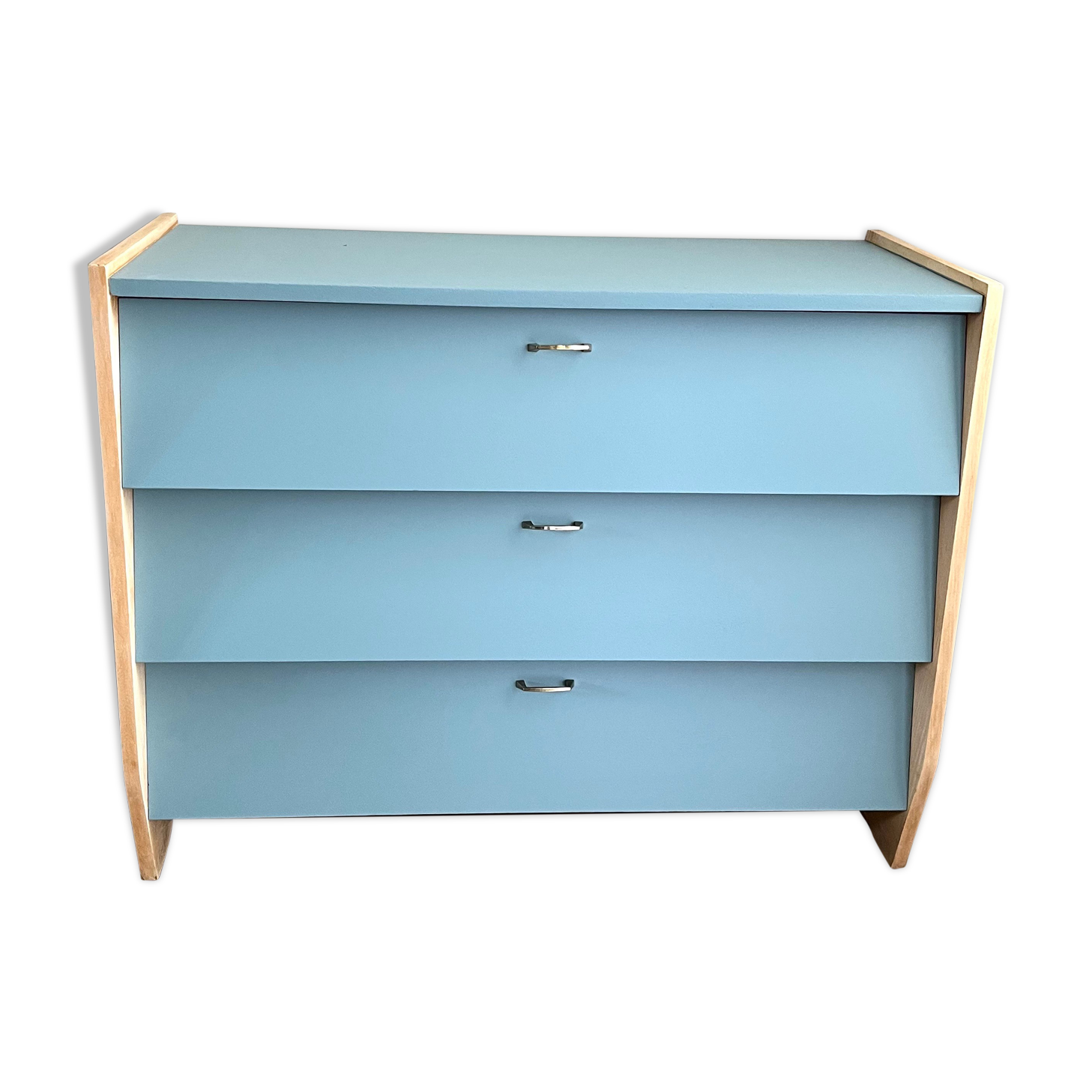 Restored vintage shoe cabinet