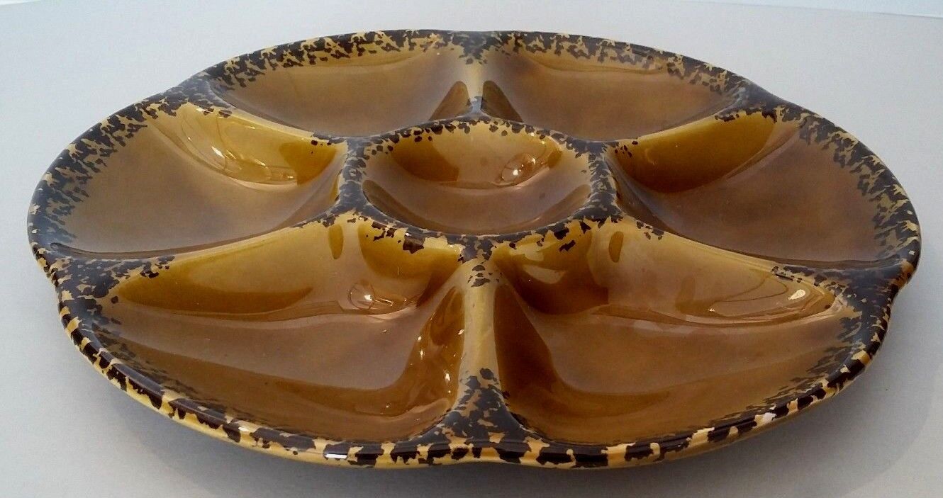 Gien earthenware oyster plate