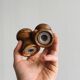 Wooden salt and pepper shakers