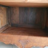 Standing man, solid oak wardrobe