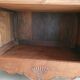 Standing man, solid oak wardrobe