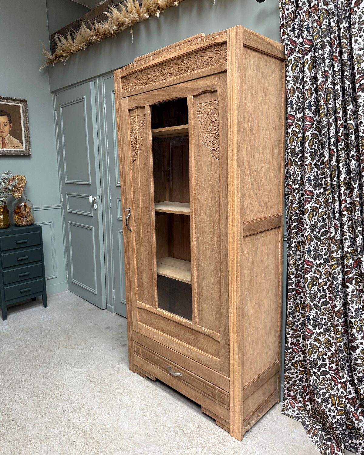 Armoire vitrée Art Déco