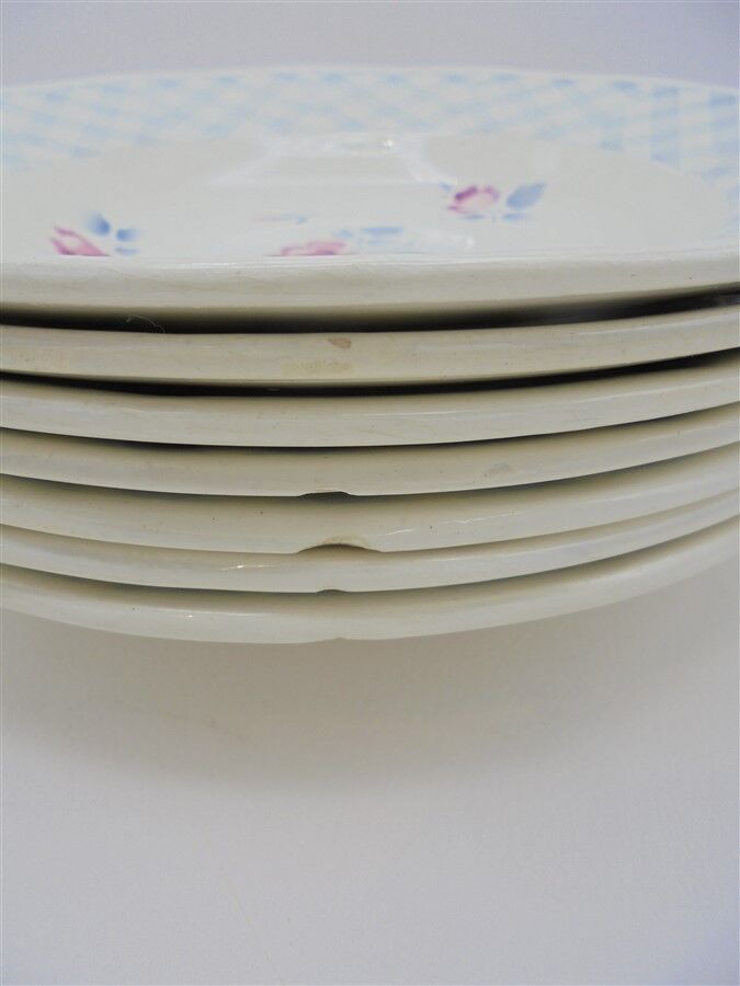 Digoin Sarreguemines hollow plates