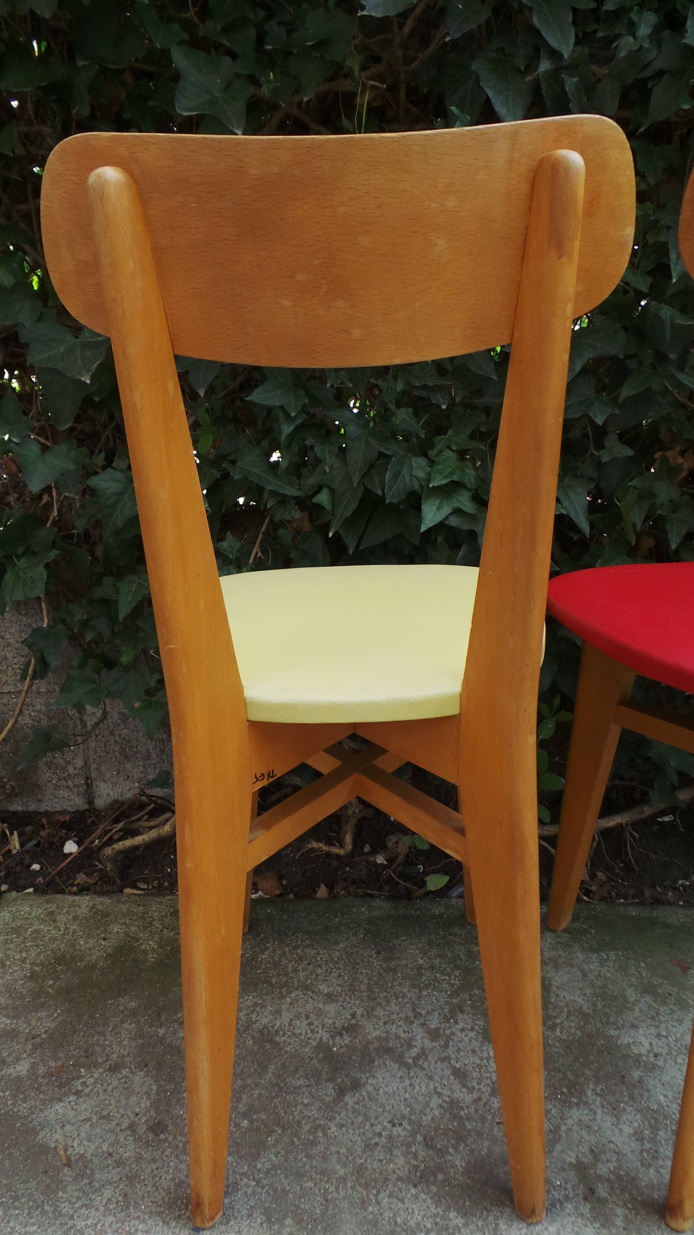 Compass foot chairs 1950