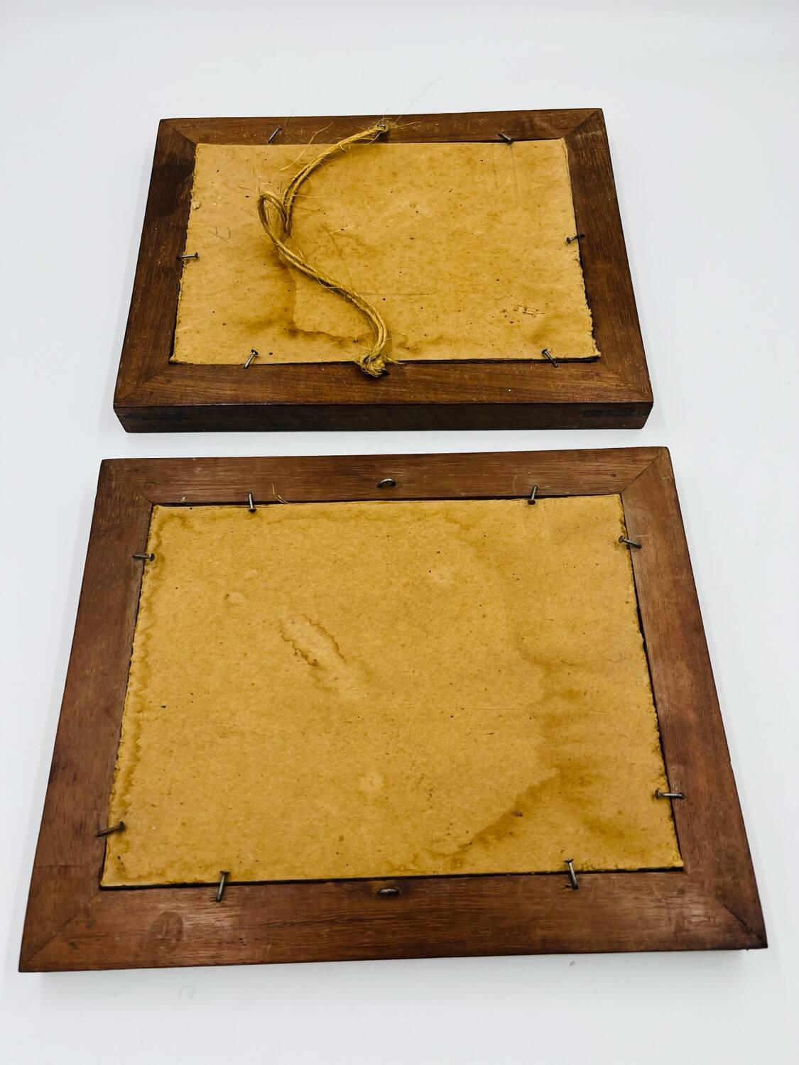 Duo of wooden frames