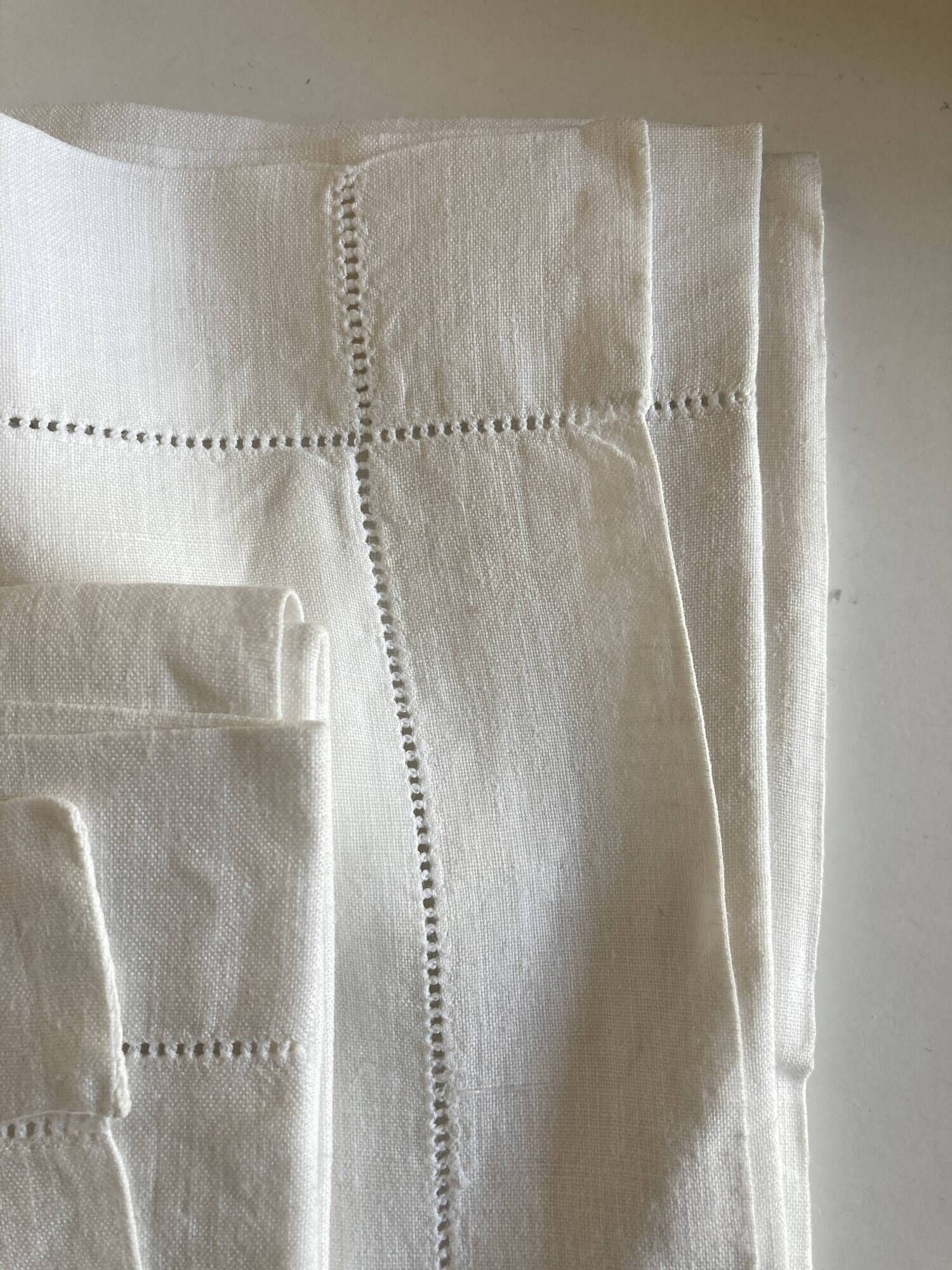 Pair of reserve pillowcases in linen thread to days without monogram