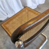 Vintage Cesca Cane Chair: 1970s Italian Mid-Century Modern Dining Office Ch