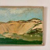 Peinture à l'huile sur toile "Falaise" n°23