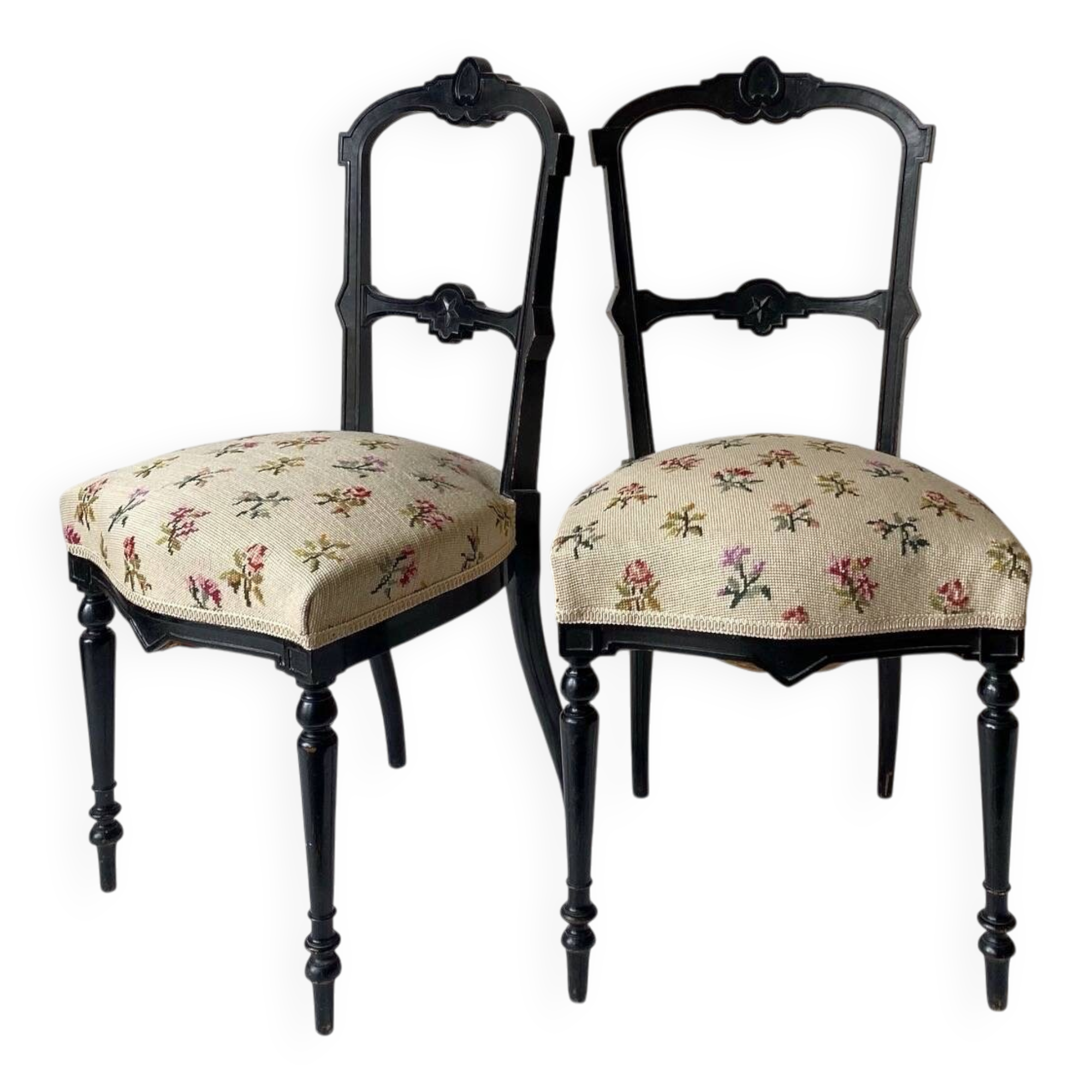 Pair of Napoleon III chairs